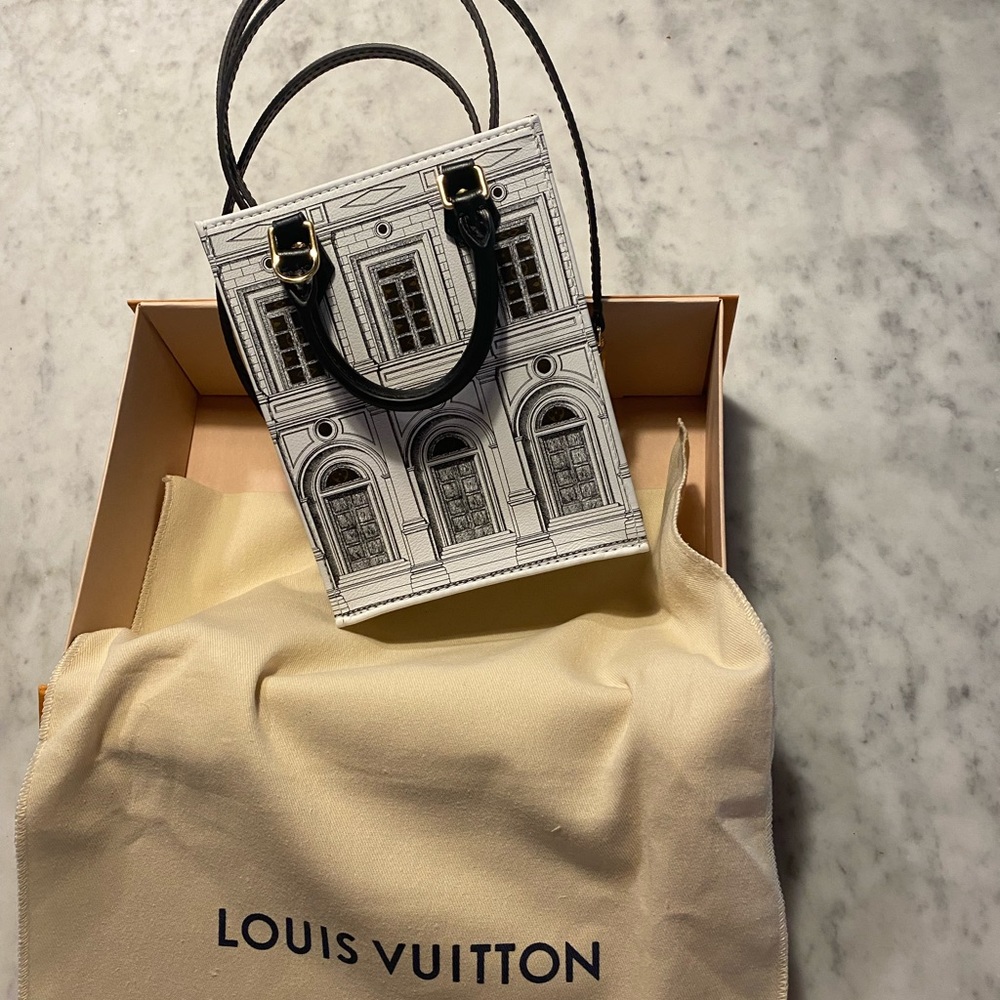 Louis Vuitton Petit Sac Plat bag and charm